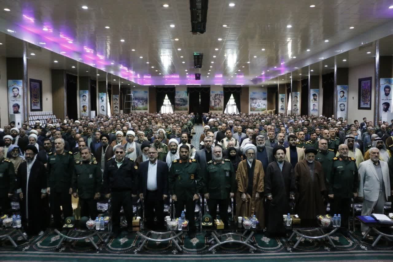 آیین تکریم و معارفه فرمانده سپاه حضرت ابوالفضل لرستان