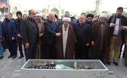 همسر علامه طباطبایی در قم تشییع شد