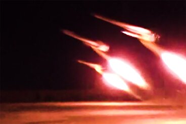 فیلم جدید از پرتاب پهپادهای انتحاری شاهد ۱۳۶ در عملیات «وعده صادق»