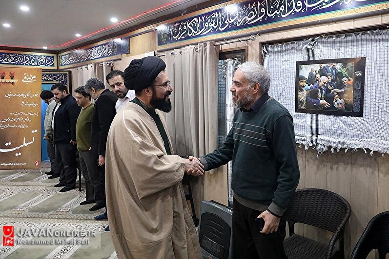مراسم ختم والده غلامرضا صادقیان، سردبیر روزنامه جوان