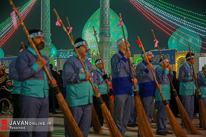 آیین شکرگزاری خادمان مسجد مقدس جمکران