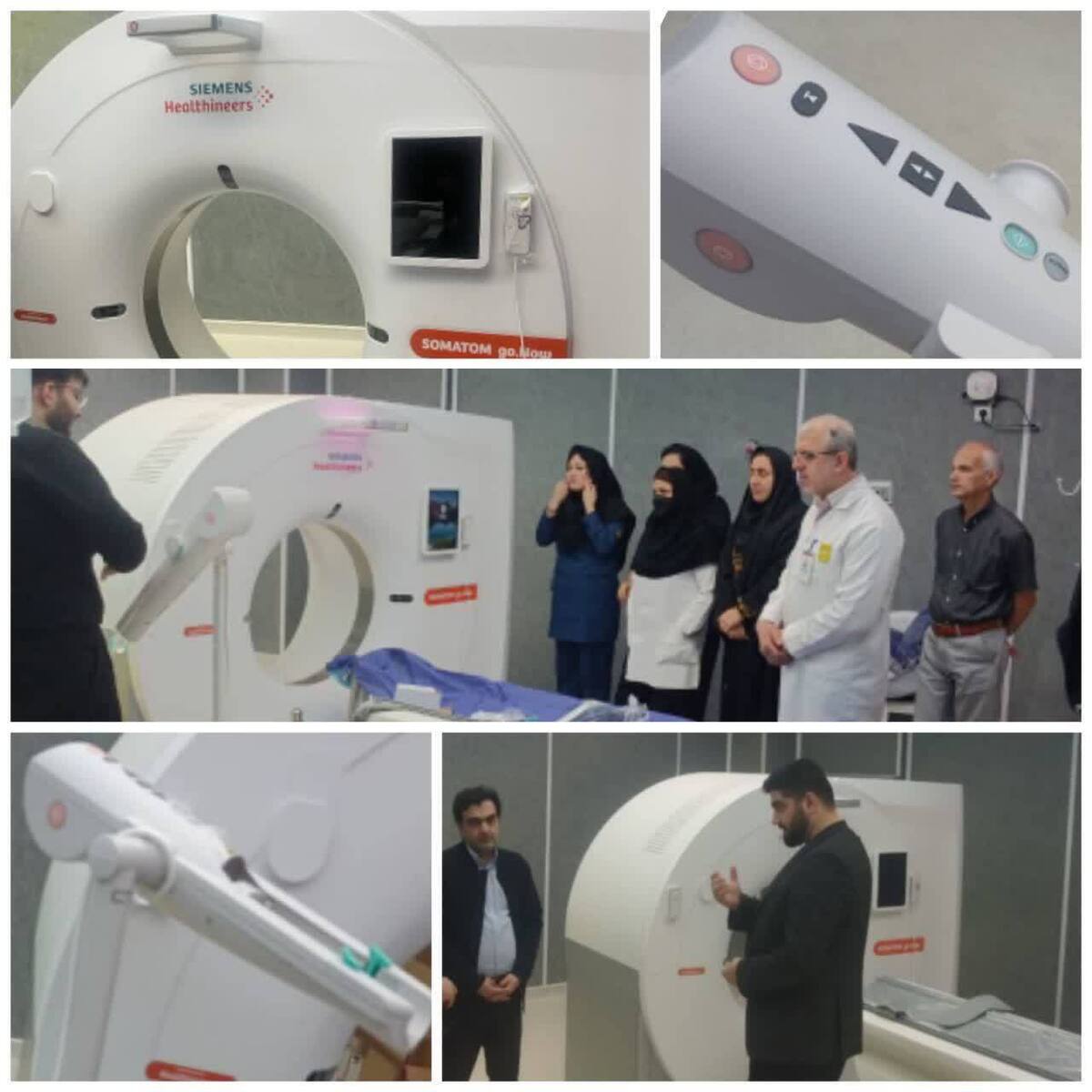 بهره برداری و راه اندازی دستگاه انجکتور سینگل سی تی اسکن بیمارستان شهداء بندرگز