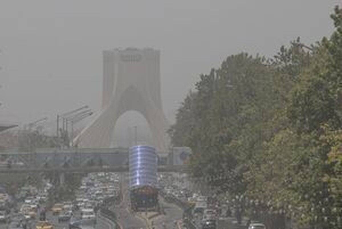 هوای تهران در مرز آلودگی