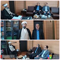 دیدار مدیرکل صمت استان قزوین با رئیس کل دادگستری استان