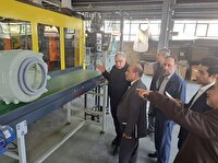 بازدیدفرمانده بسیج وزارت صمت ازشهرک صنعتی توس