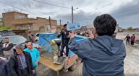 خدمت‌رسانی آستان قدس رضوی به روستاهای سیل‌زده فریمان