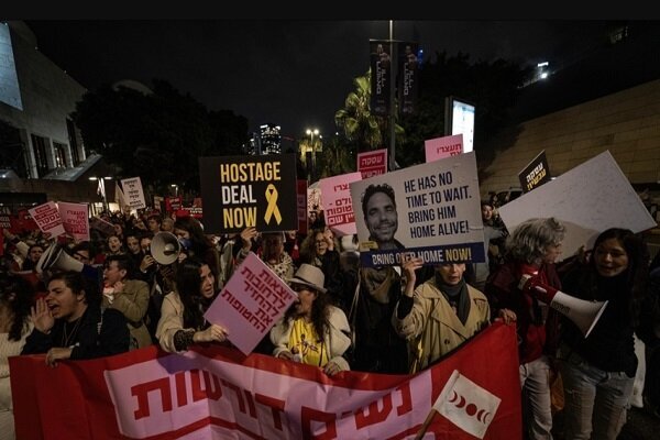 تظاهرات شهرک‌نشینان در برابر محل اقامت «نتانیاهو»