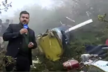 تصاویری از محل حادثه سقوط بالگرد حامل رئیس جمهور شهید