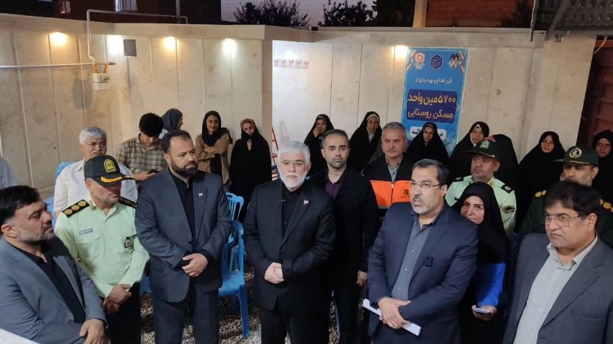 افتتاح وبهره برداری ۵۷۰۰ مین واحد نوسازی شده روستایی در شهرستان کلاله