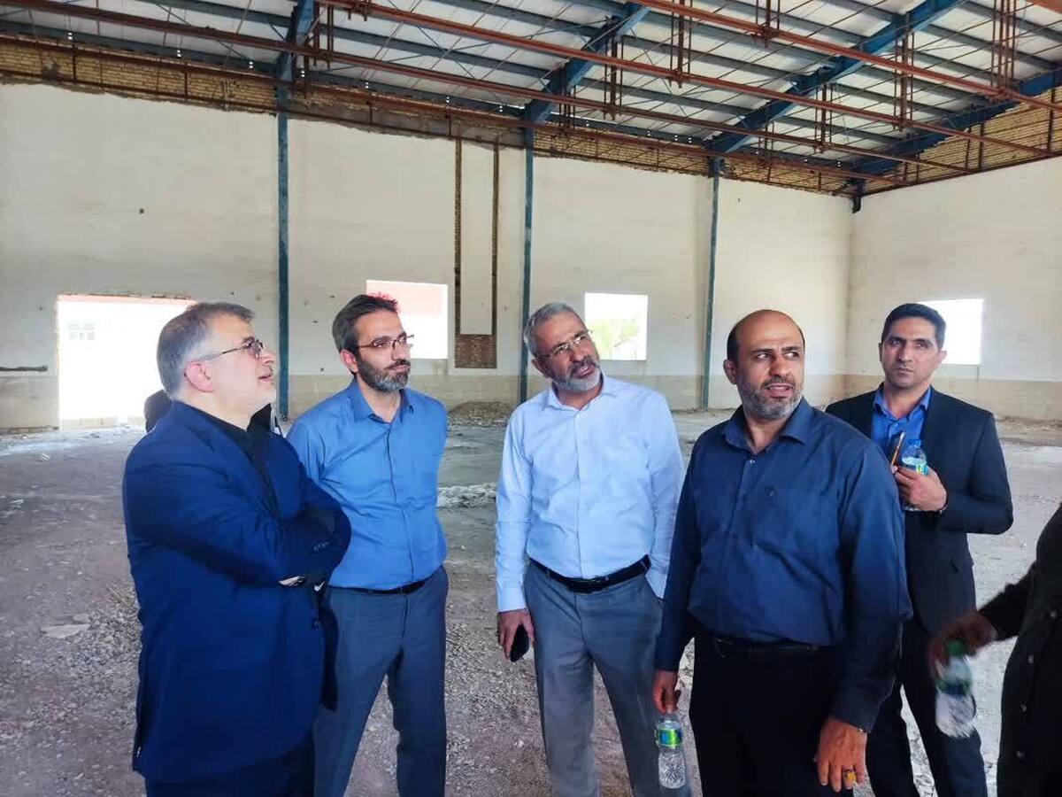 بازدید استاندار و فرمانده سپاه استان البرز از روند ساخت اردوگاه راهیان نور البرز در خرمشهر