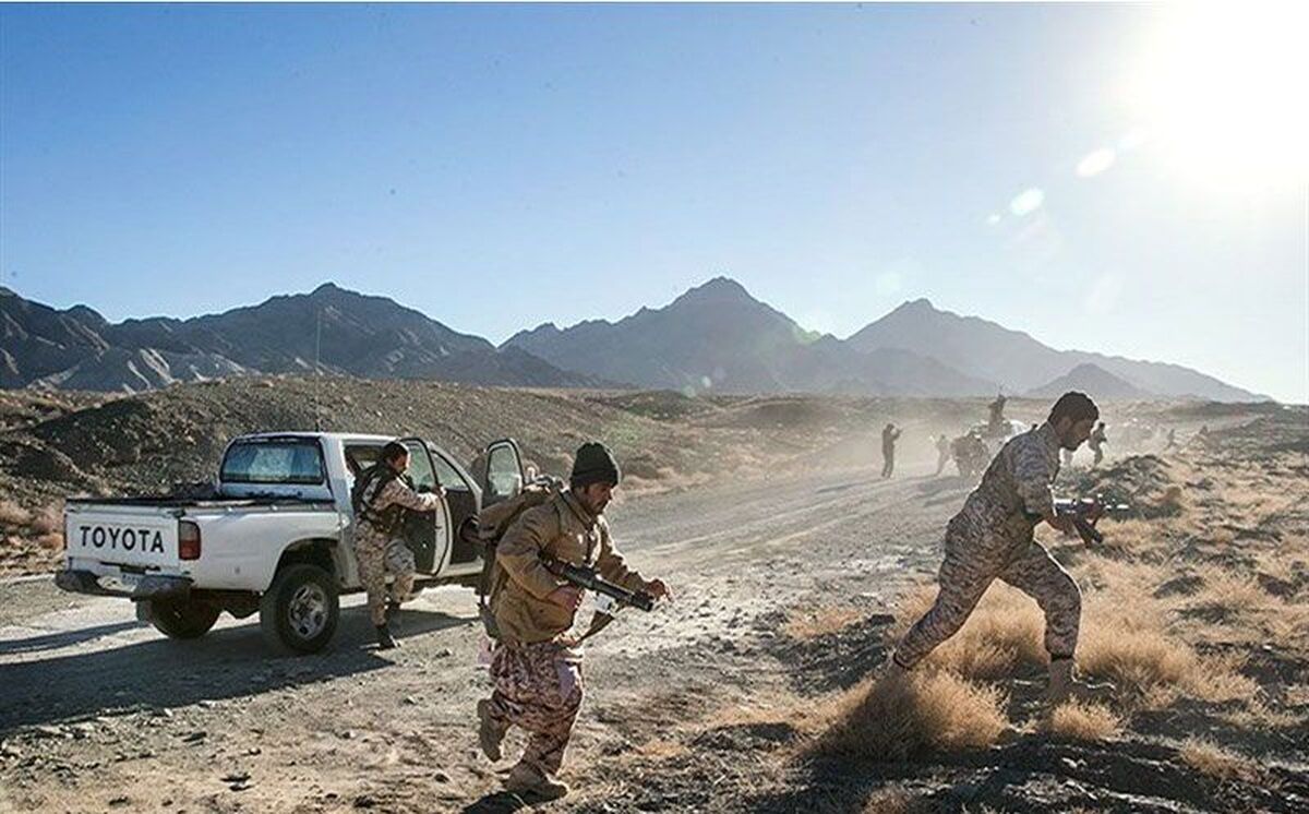  درگیری مرزبانان با گروهک تروریستی در مرزهای جنوب شرق
