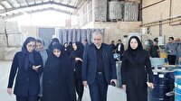 آیین بهره‌برداری از دو واحد صنعتی دانش بنیان و فناور بانوان کارآفرین در شهرک صنعتی چناران