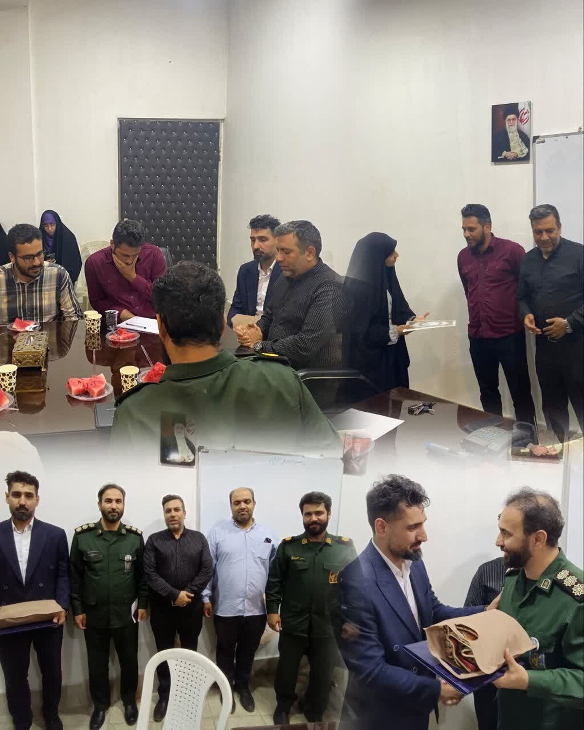 آئین معارفه مسئول کانون بسیج رسانه کرج و مسئول کانون بسیج رسانه گرمدره برگزار شد