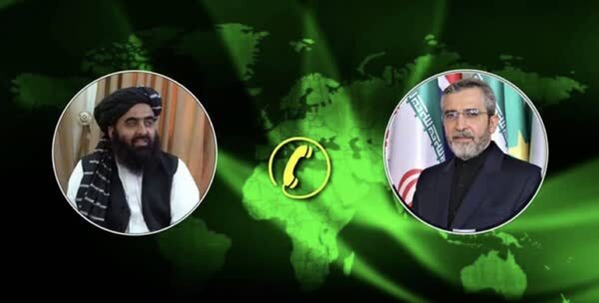 باقری در گفتگو با متقی: مردم افغانستان اجازه دخالت به بازیگران خارج از منطقه را نمی‌دهند