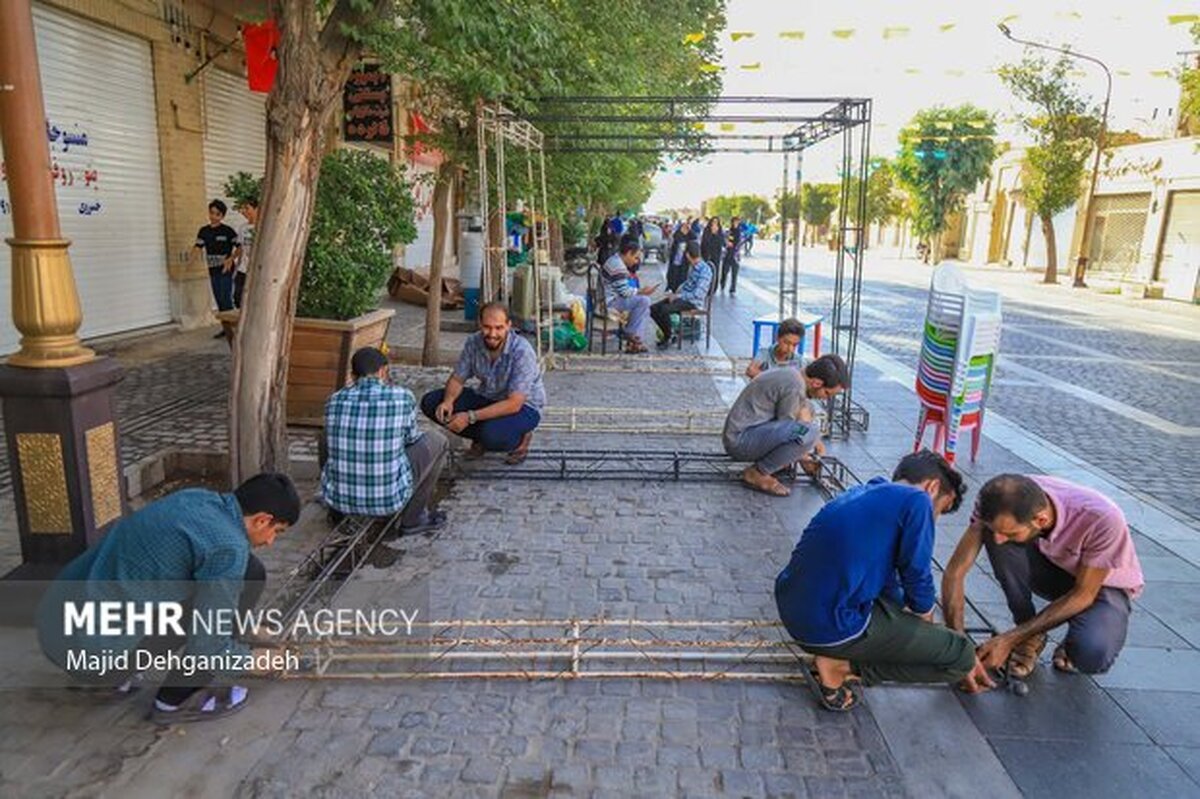 خطبه غدیر در سراسر مسیر مهمونی ۱۰ کیلومتری