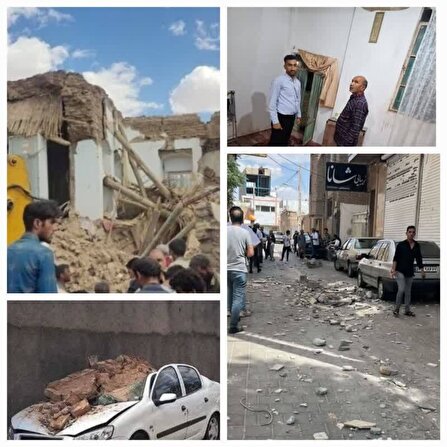 کمک رسانی بعد از زلزله کاشمر