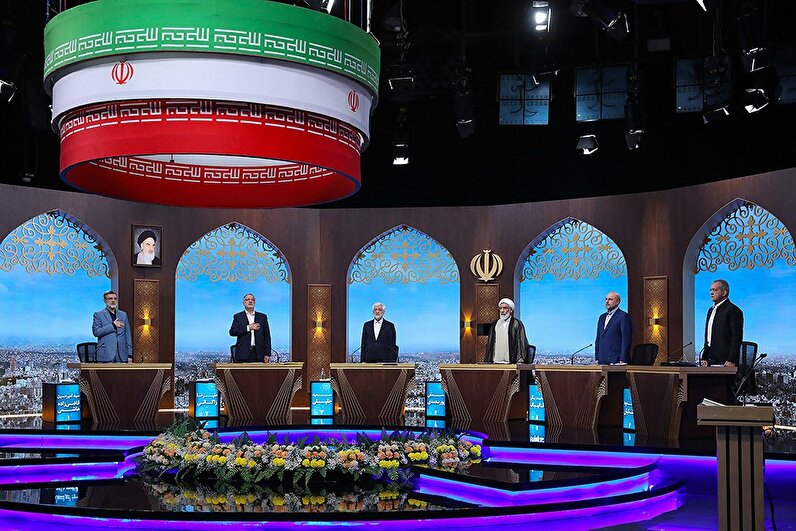 فیلم آخرین مناظره تلویزیونی نامزدهای انتخابات ریاست جمهوری