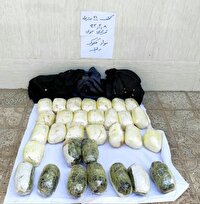 کشف مواد مخدر با هوشیاری مرزبانان هنگ مرزی تایباد