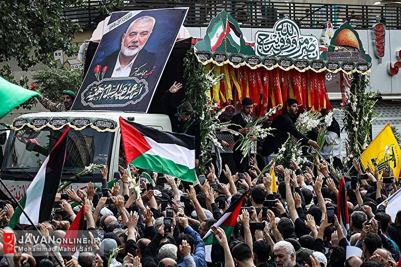 مراسم تشییع شهید اسماعیل هنیه در تهران