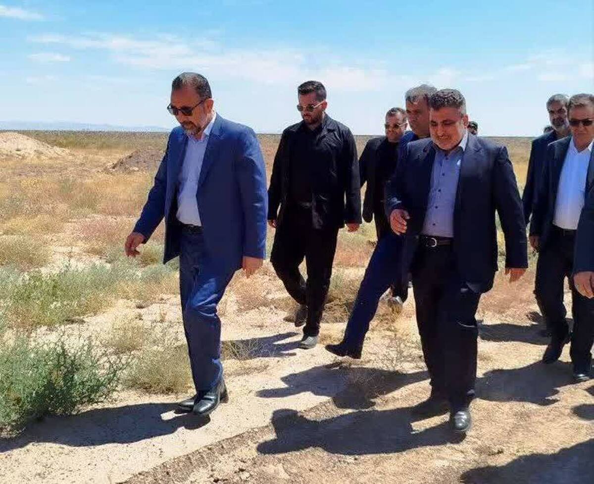 بازدید میدانی استاندار خراسان رضوی از فاز توسعه شهرک صنعتی خادم الرضا (ع)