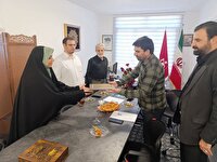 بازدید نماینده بنیاد تعاون استان خراسان رضوی از روزنامه جوان