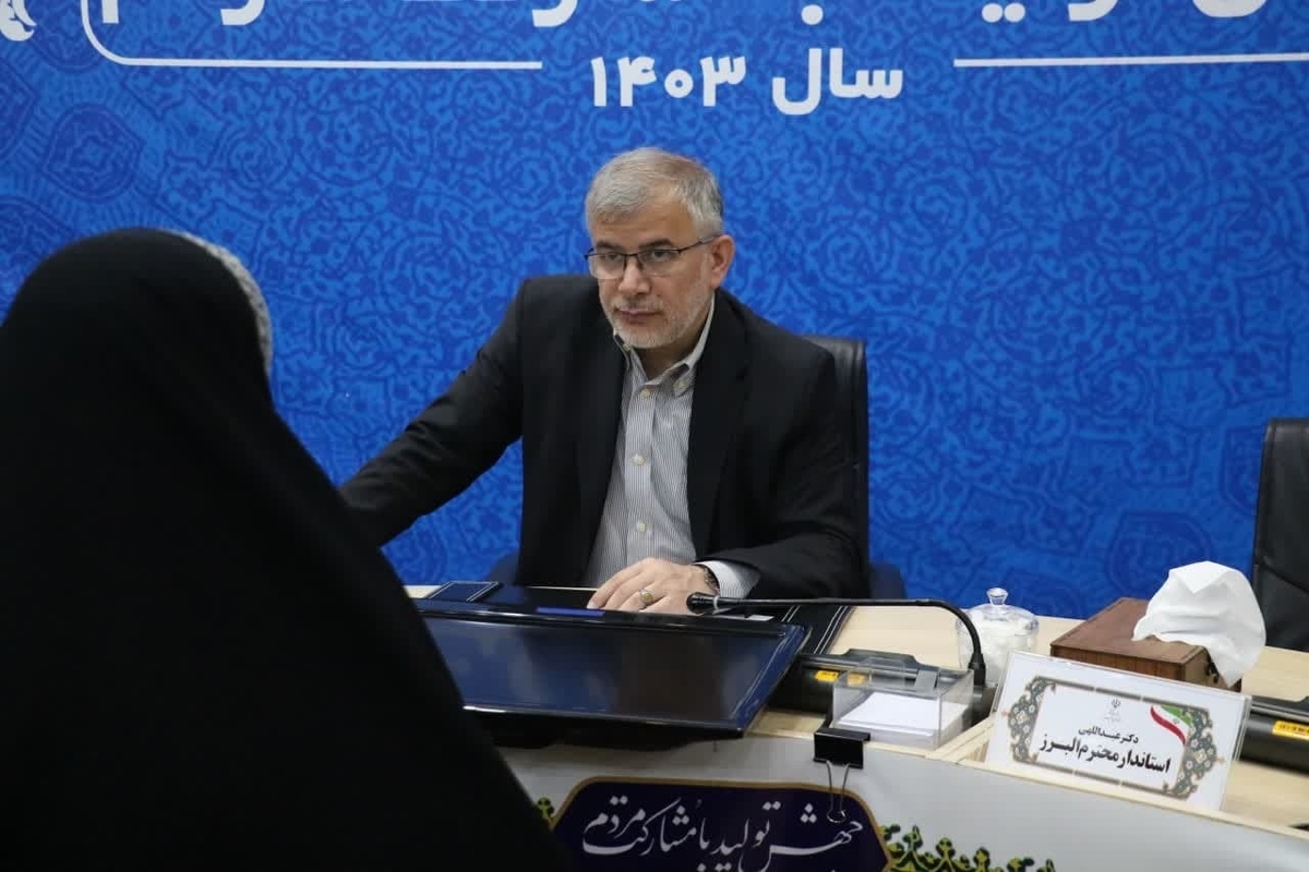 دیدار چهره به چهره استاندار البرز با ۳۰ نفر از مردم شریف استان البرز
