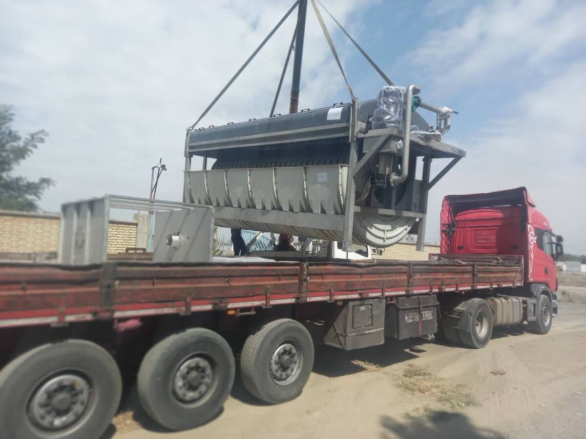 نصب یک دستگاه میکرواسترینر در تصفیه خانه خین عرب