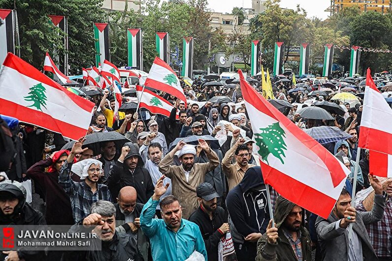 اجتماع «آغاز نصرالله» در میدان فلسطین