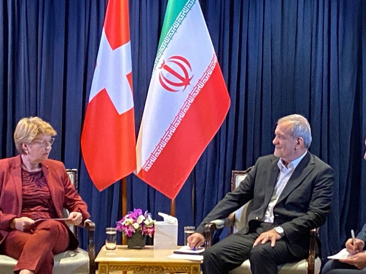 چهارمین دیدار پزشکیان در نیویورک؛ گفت‌گو با رئیس جمهور سوئیس