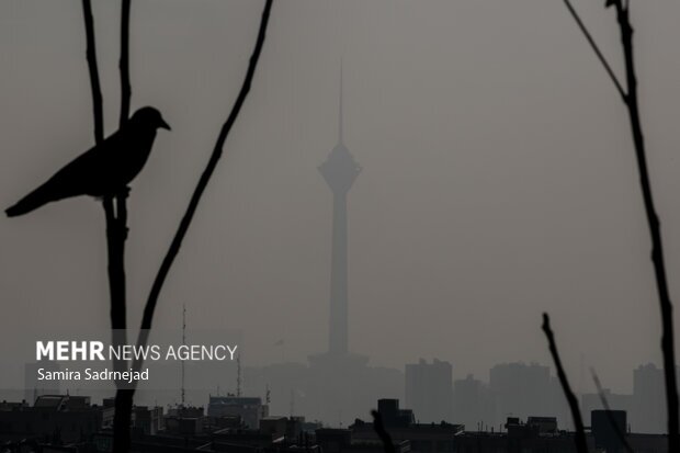 کیفیت هوای تهران در نخستین روز زمستان