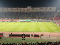 حضور پرشور تراکتوری‌ها در شب سرد تبریز