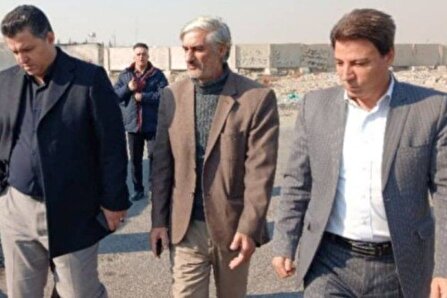 بازدید فرماندار شهرستان فردیس و شهردار مشکین‌دشت از کمربندی آیت‌الله قدوسی