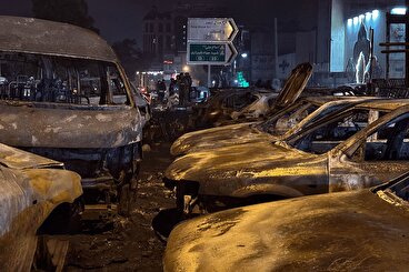 تخریب گسترده اموال مردم در پی آشوب‌ اغتشاشگران و تروریست های مسلح