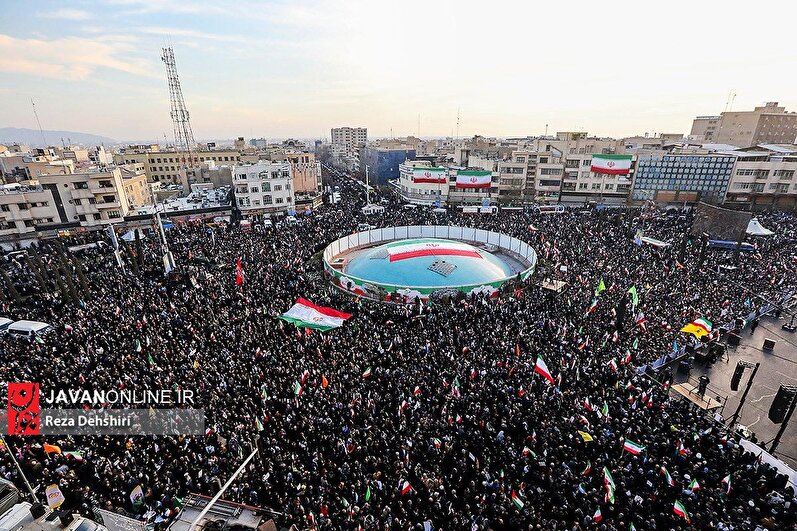 راهپیمایی یوم الله ۲۲ دی در محکومیت اقدامات اغتشاشگران - ۲