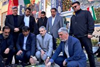 ادای احترام وزیر فرهنگ و ارشاد اسلامی به مقام شهید سلیمانی