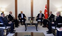 دیدار وزیر خارجه ترکیه با هیئت ارشد حماس
