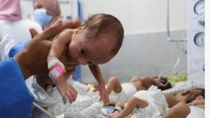 کاهش ۴۰ درصدی تولدها در غزه