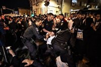 تظاهرات در تل‌آویو؛ پلیس رژیم صهیونیستی «حریدی‌ها» را بازداشت کرد