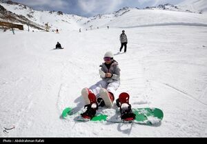 مصدومیت ۸۹ نفر در پی برف بازی در پیست اسکی سپیدان