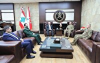 رایزنی سفیر ایران با فرمانده ارتش لبنان درباره اوضاع منطقه