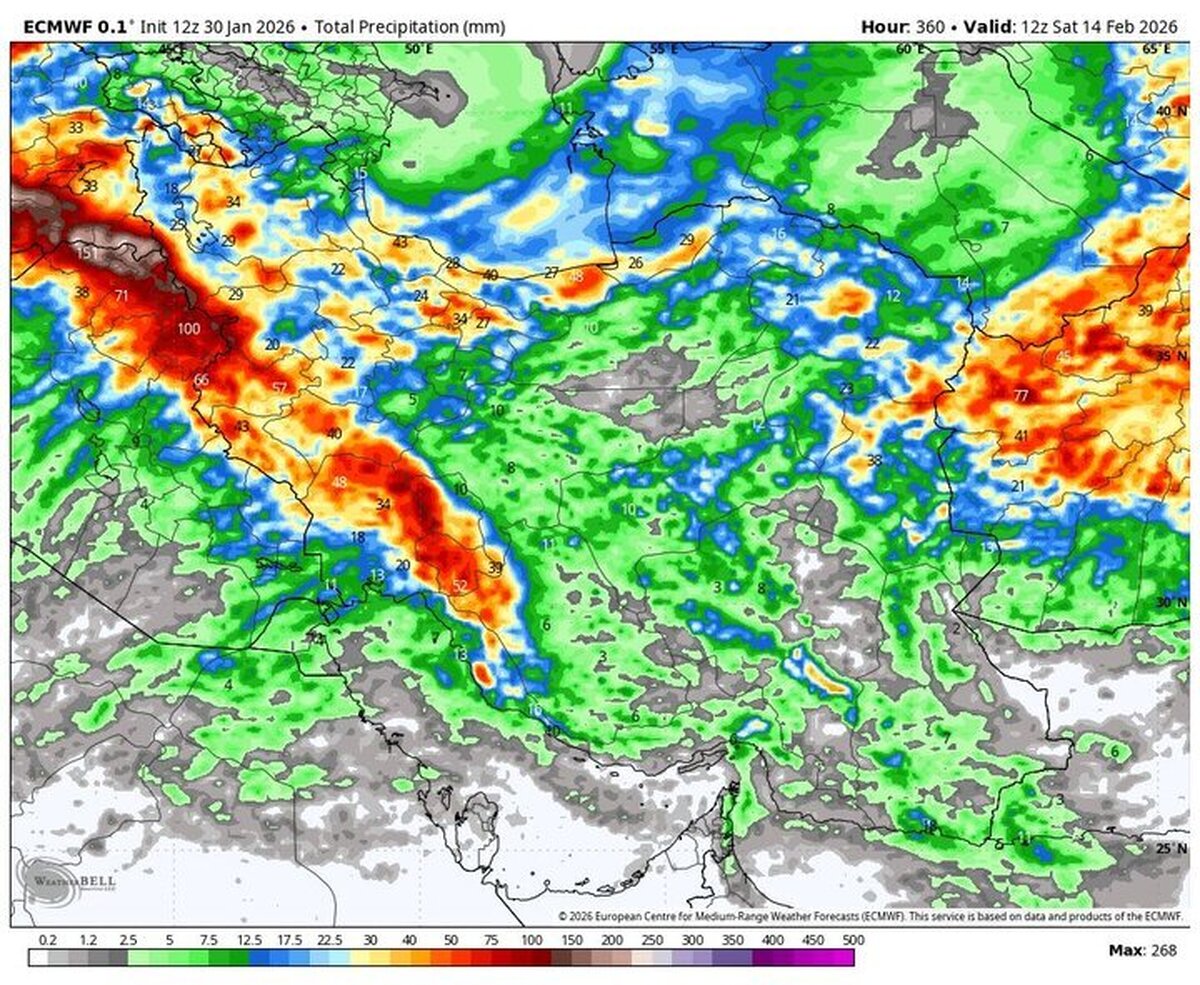 هشدار بارش برف و باران؛ ورود سامانه بارشی جدید به کشور از روز سه&zwnj;شنبه