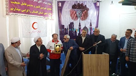 آیین توزیع بسته های معیشتی درقالب پویش ایران همدل توسط خیرگنبدی