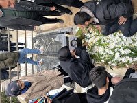 رضا رویگری در قطعه هنرمندان آرام گرفت