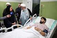 حضور نمایندگان رهبر انقلاب در منازل تعدادی از جانبازان سرافراز ️