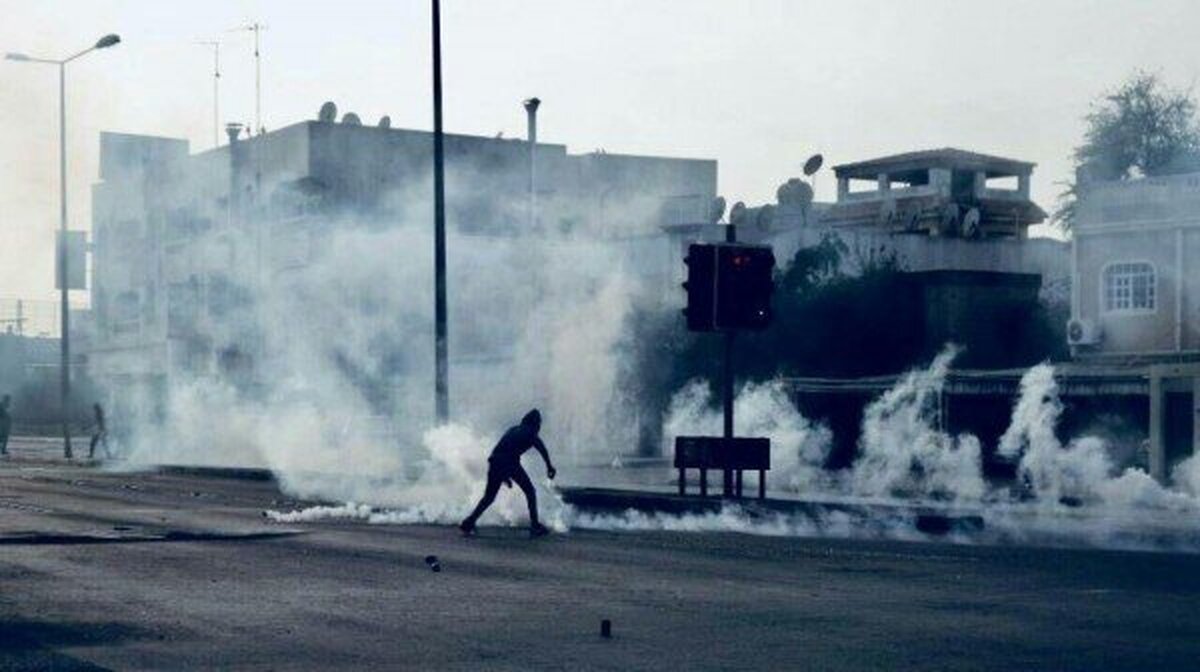 حمله نیروهای امنیتی بحرین به معترضان حامی ایران