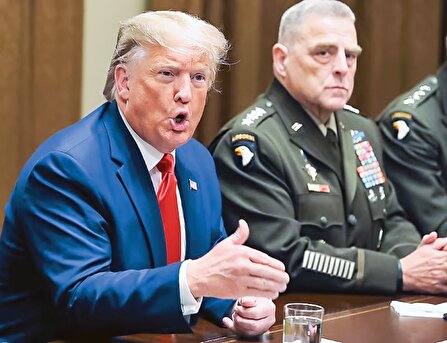 شکاف ترامپ با مشاوران بر سر جنگ با ایران