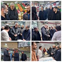 بازدید میدانی نماینده مجلس شورای اسلامی از بازارهای میوه و تره‌بار