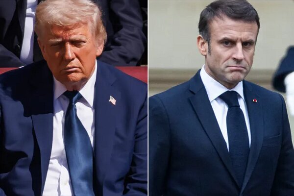 خشم ترامپ از ماکرون به خاطر عدم همراهی با آمریکا درباره تنگه هرمز