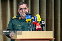 پیکر شهید نائینی سخنگوی سپاه در کاشان تشییع می‌شود