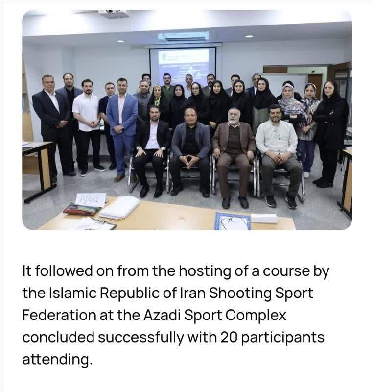 تهران و دبی میزبان دوره‌های متوالی و موفق داوری ISSF بودند